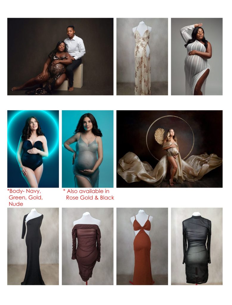 is wardrobe included in my session, client options for maternity sessions