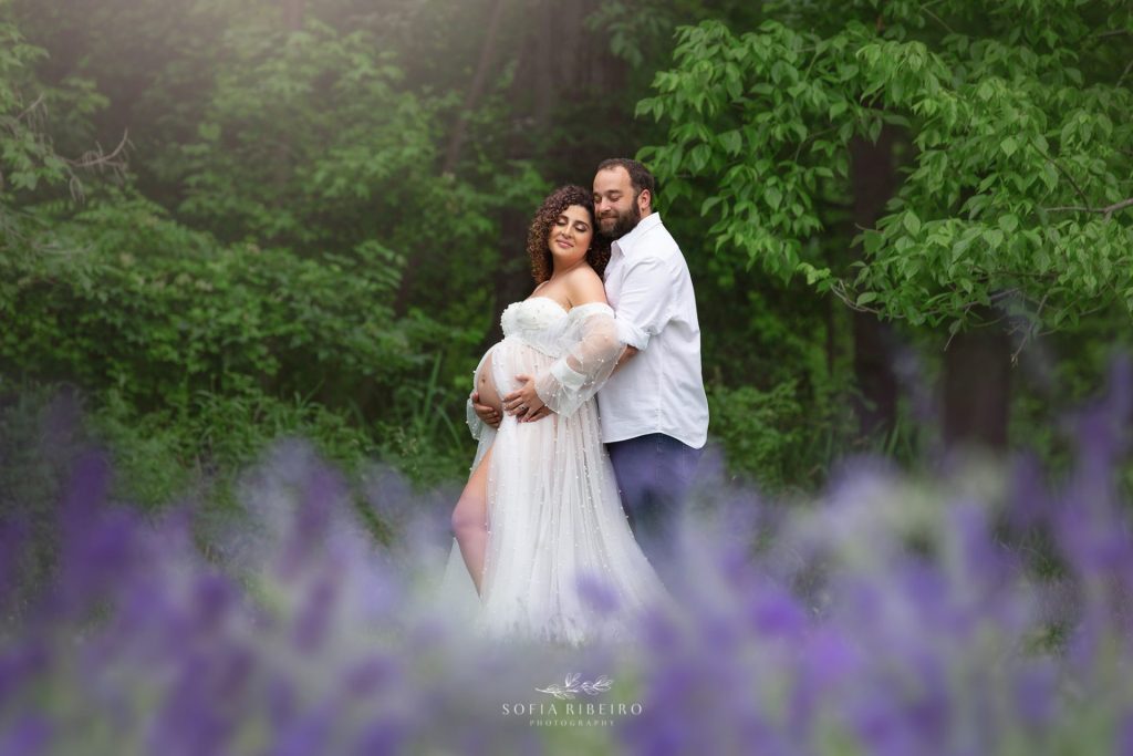 lavender maternity session new ejrsey

