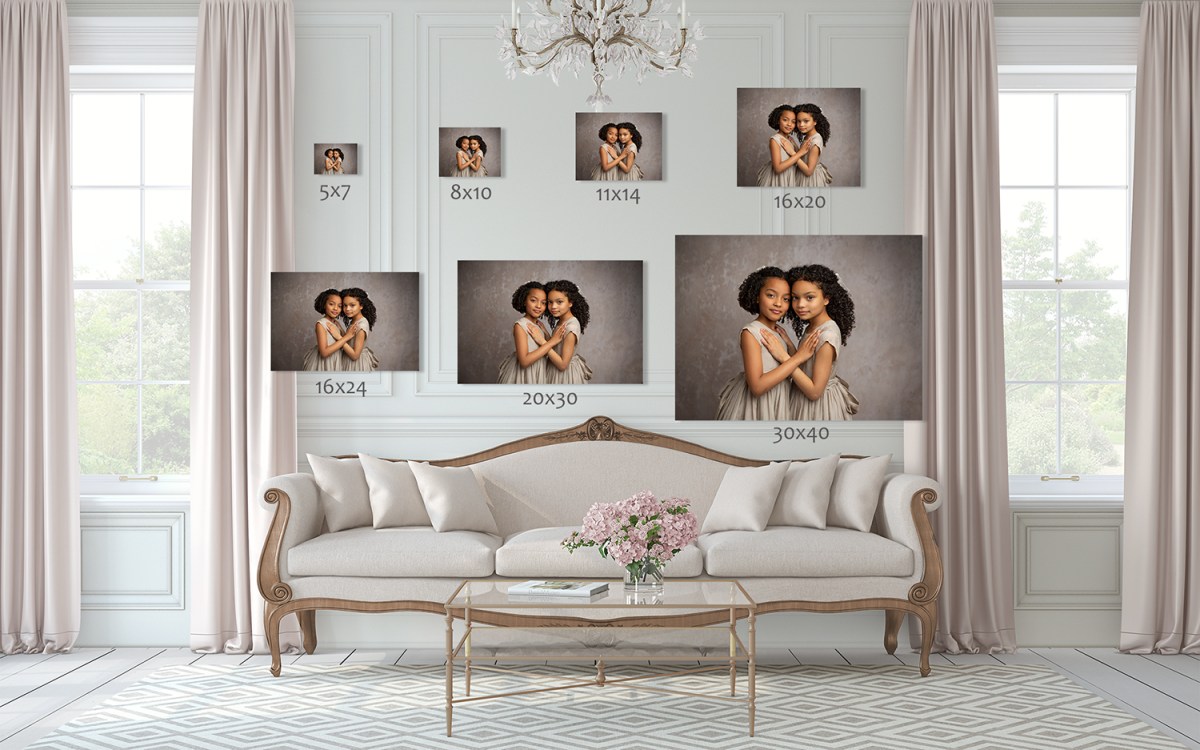 What is the best size for Canvas prints?