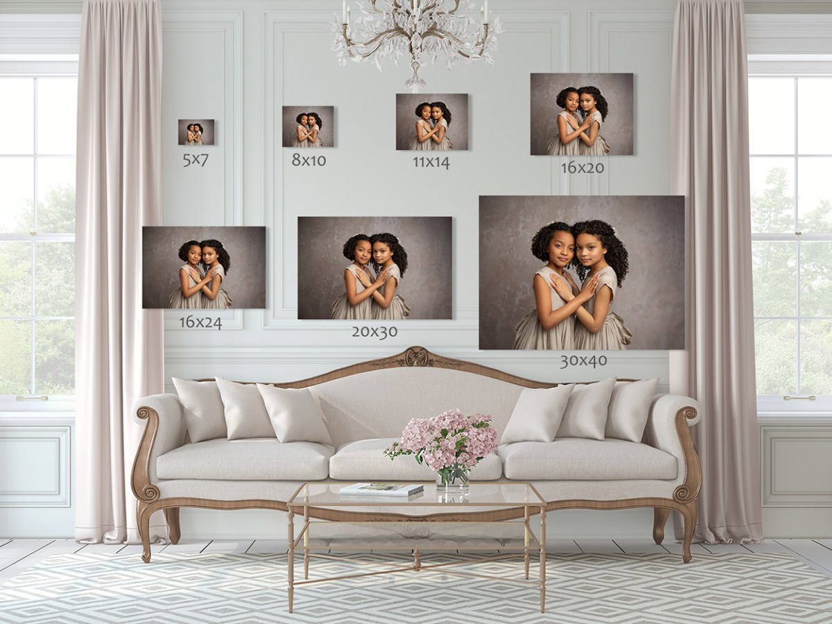 What is the best size for Canvas prints?