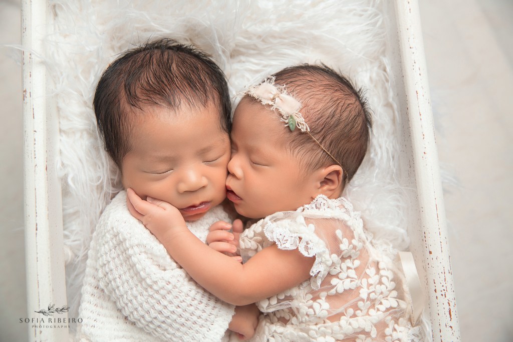 somerset nj newborn photographer, boy girl twins