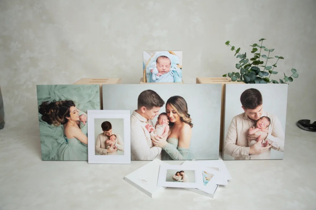 nj newborn photographer fine art newborn matted prints and wall art collection