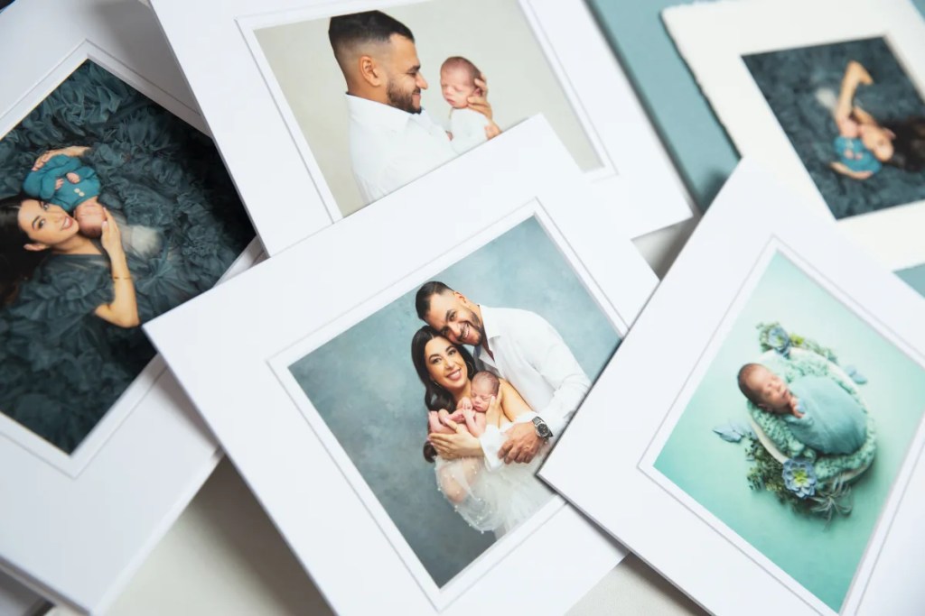 nj newborn photographer fine art newborn matted prints