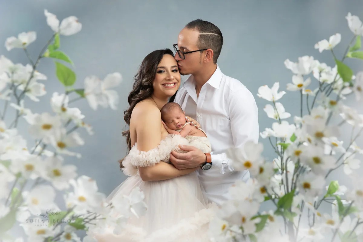 Baby in Blue Newborn Session
