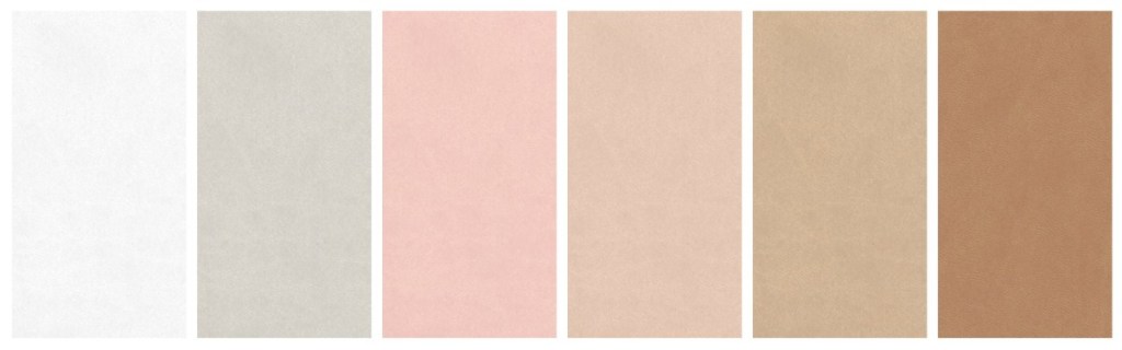 custom album, leatherette finish swatches