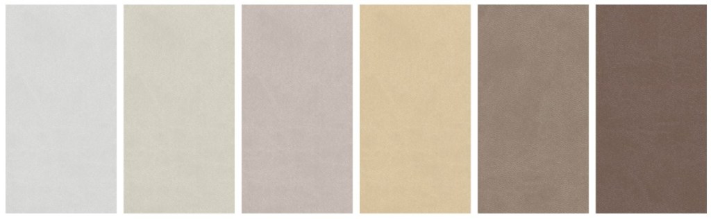 custom album, leatherette finish swatches