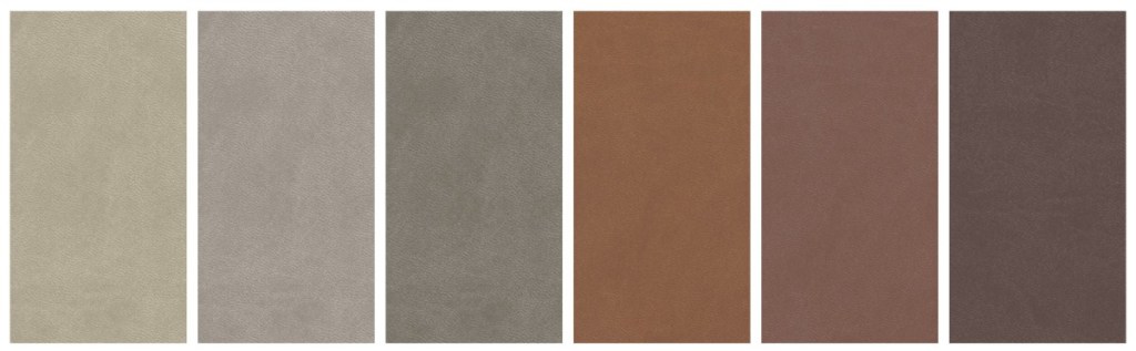 custom album, leatherette finish swatches