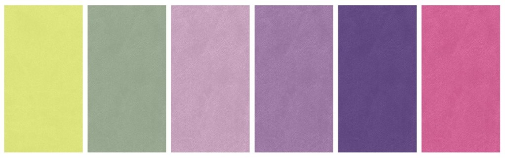 custom album, leatherette finish swatches