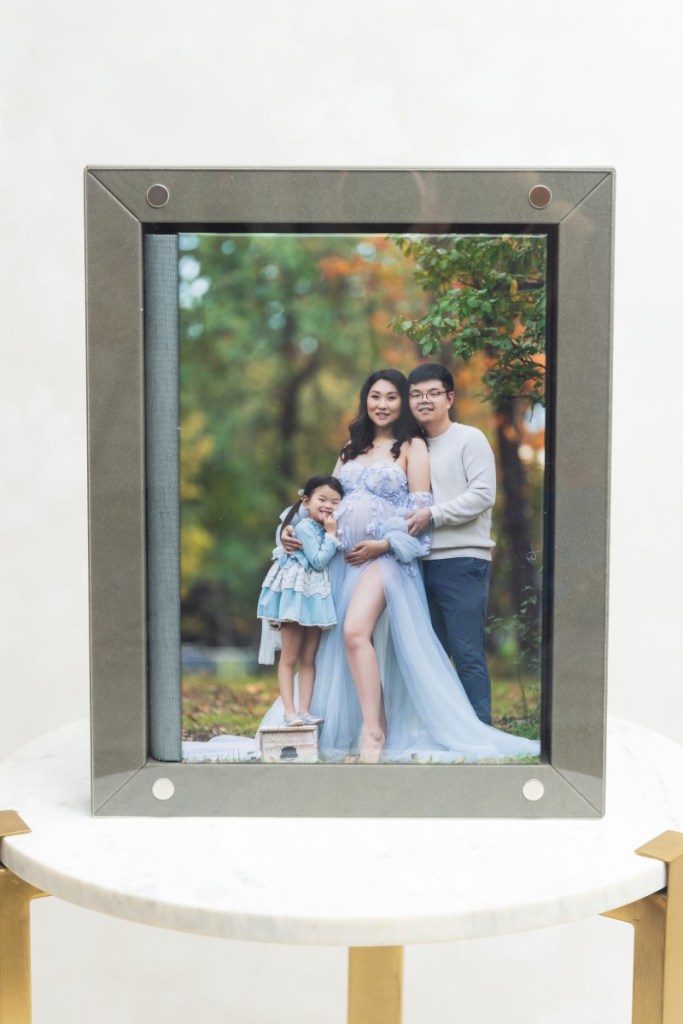 sample of wall art from a nj maternity photography session
