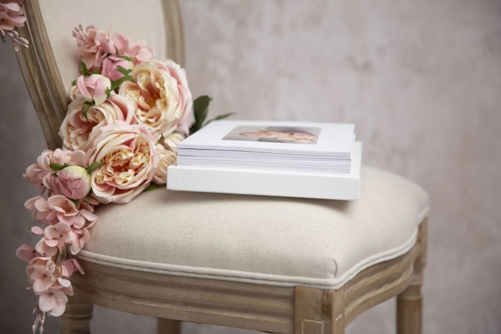 set of fine art folio prints created by an nj maternity photographer and offered in studio