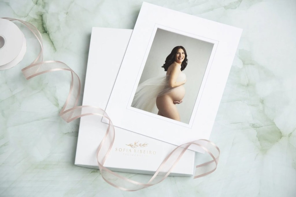 folio fine art prints, taken in nj by maternity photographer and matted