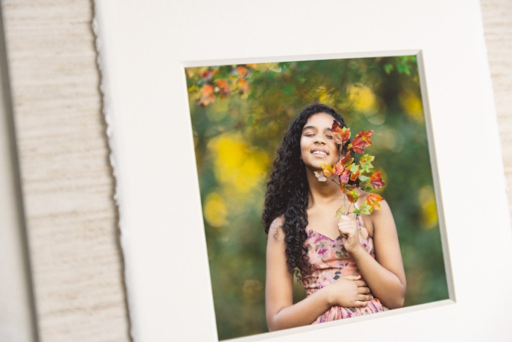 album sample of a family photo session with nj family photographer