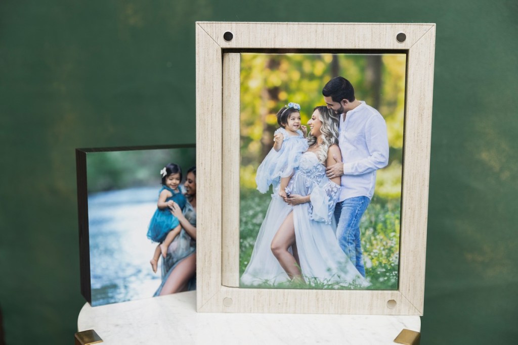 sample of wall art from a nj maternity photography session
