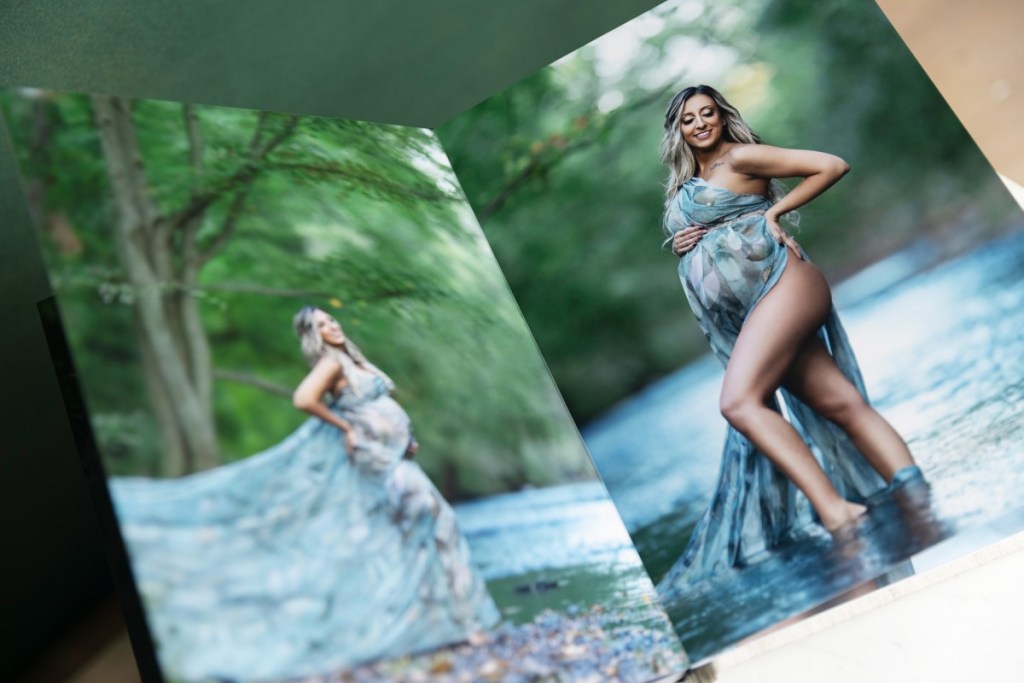 sample of wall art from a nj maternity photography session