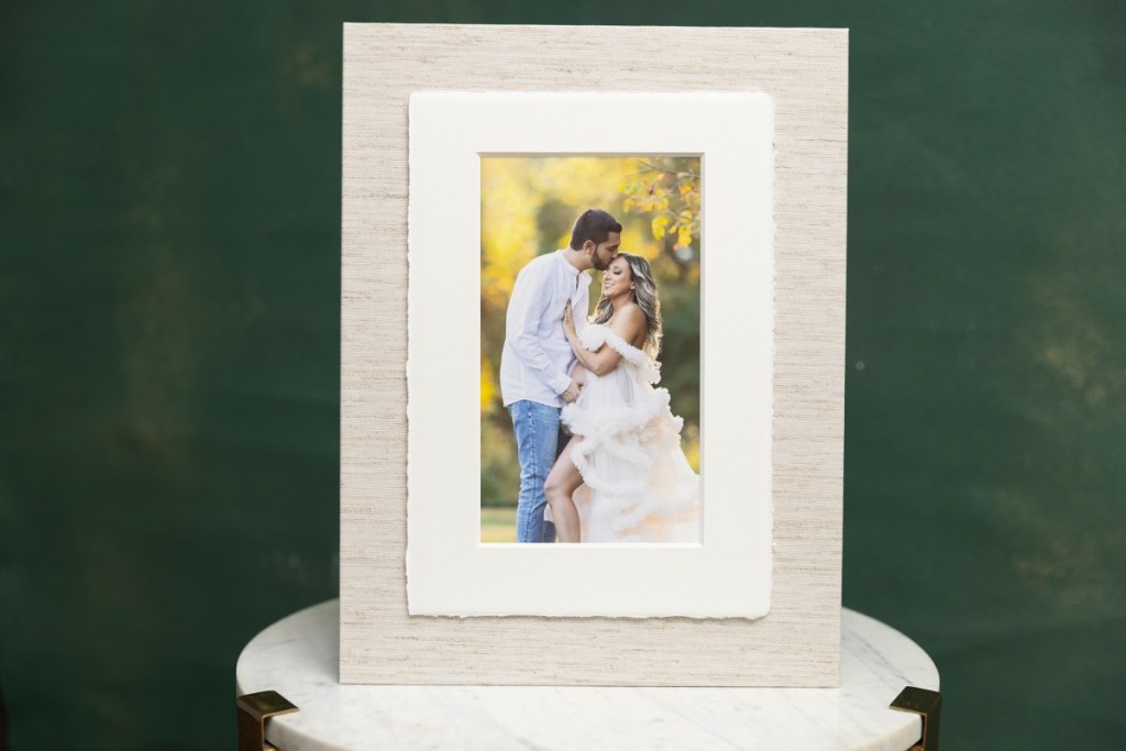 sample of wall art from a nj maternity photography session