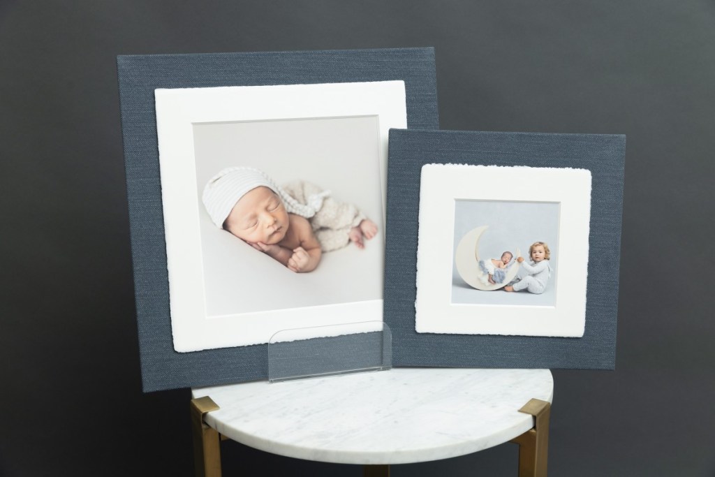 sample of wall art from a nj newborn photography session