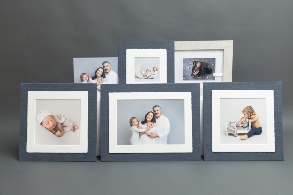 sample of wall art from a nj newborn photography session