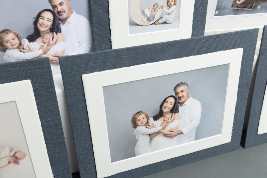sample of wall art from a nj newborn photography session