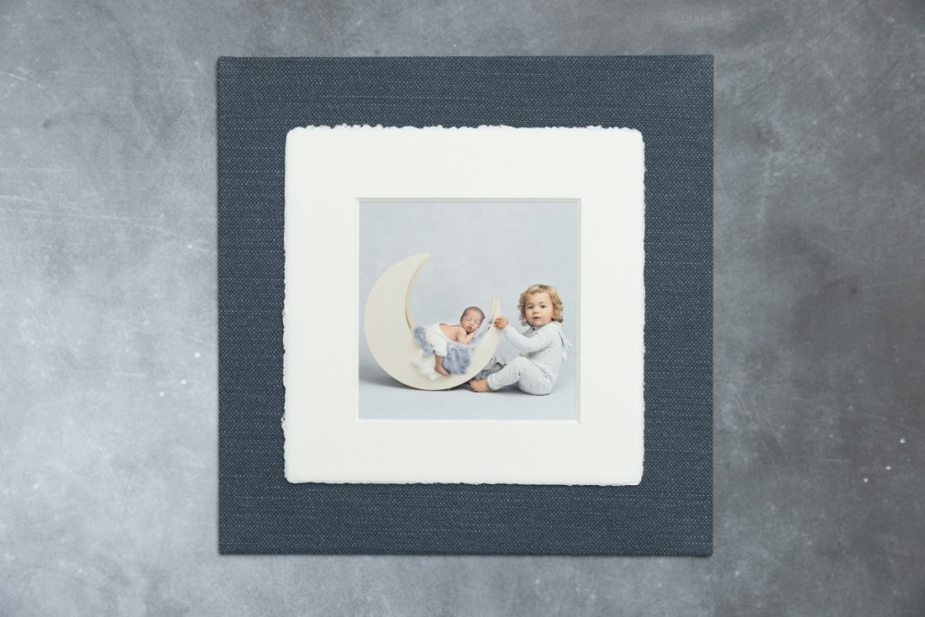 sample of wall art from a nj newborn photography session