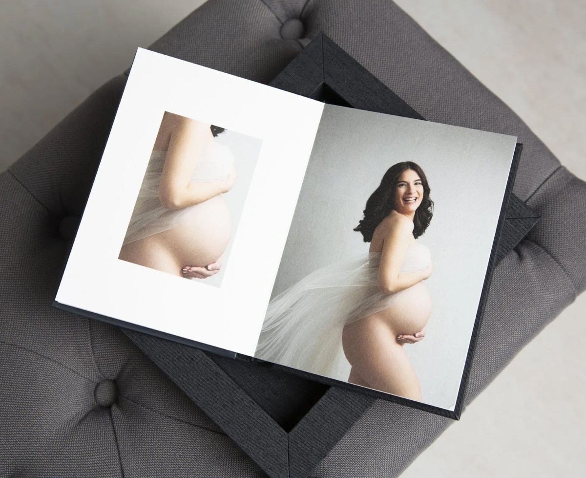 SAMPLE IMAGE OF A MATERNITY SESSION ALBUM from nj maternity photographer sofia ribeiro