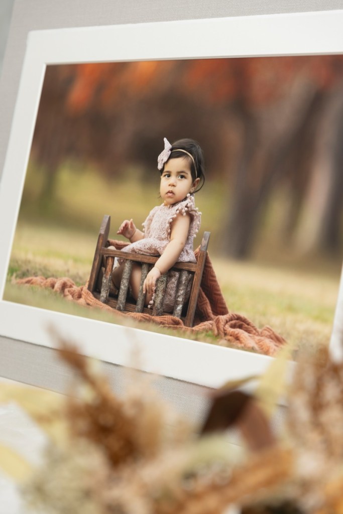 wall art from a nj family photo session outdoors in fall