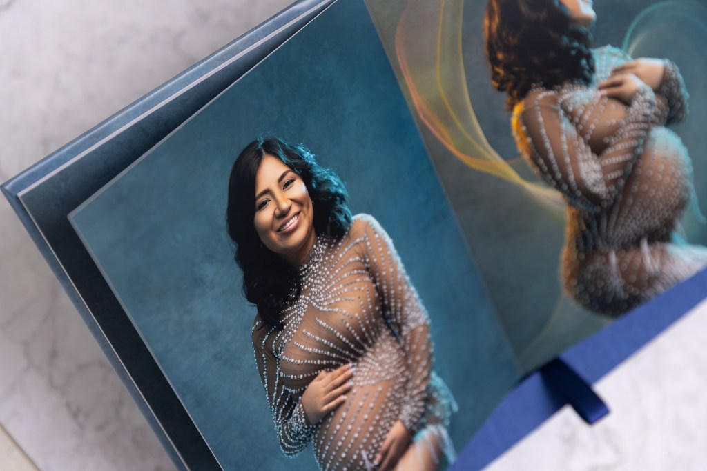 maternity album sample from maternity session