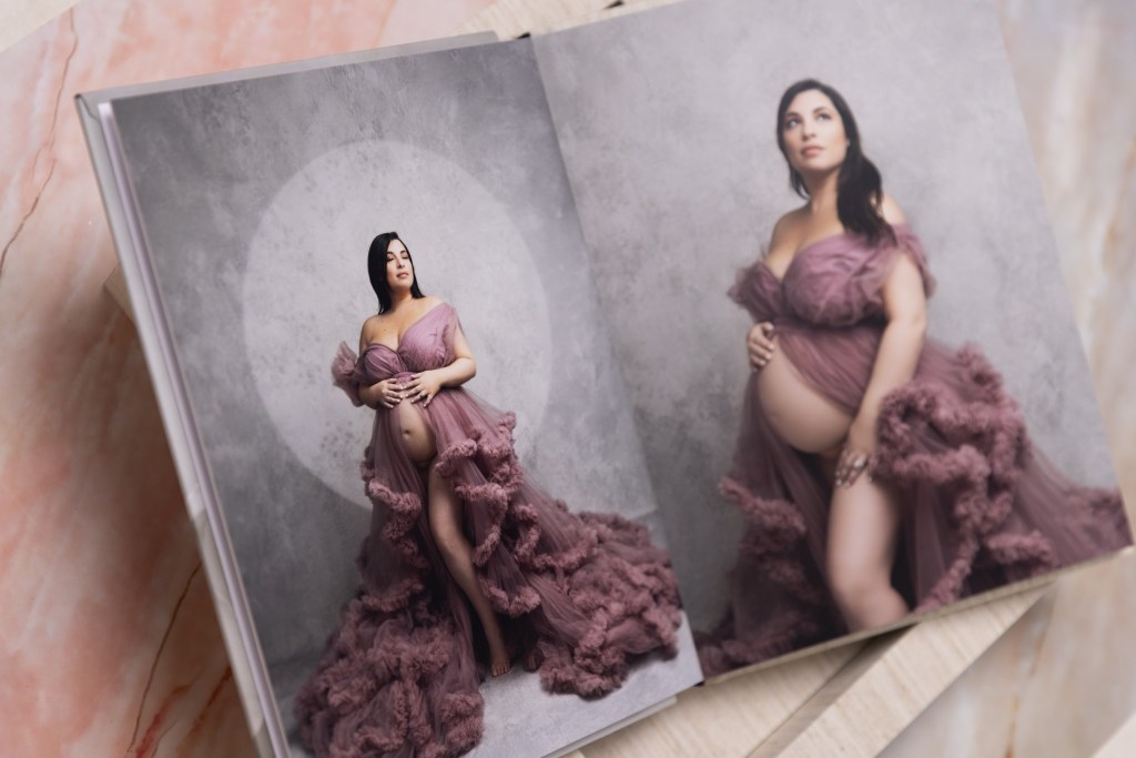 maternity album sample from maternity session