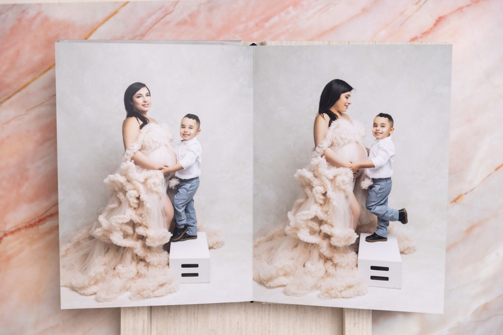 maternity album sample from maternity session