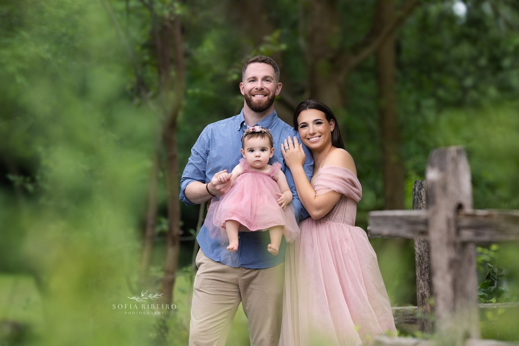 a more formal photo of a family posing for a westfield nj family photographer