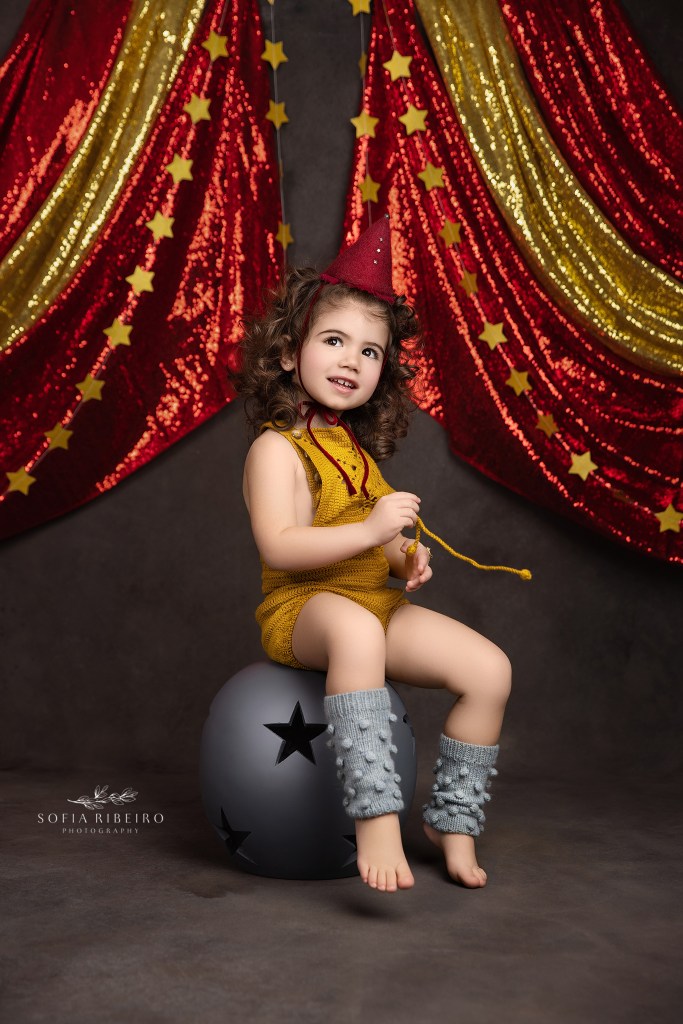 monmouth county nj baby photographer captures a vintage circus styled birthday shoot for a client