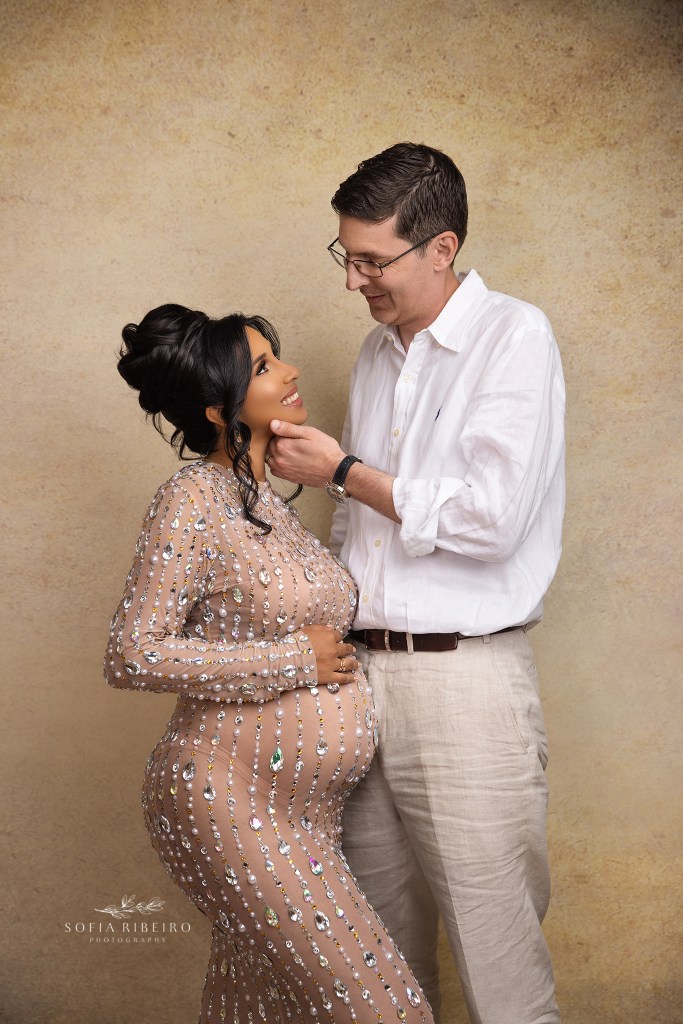 Joyful parents-to-be captured in timeless maternity portraits with Princeton NJ maternity photographer.
