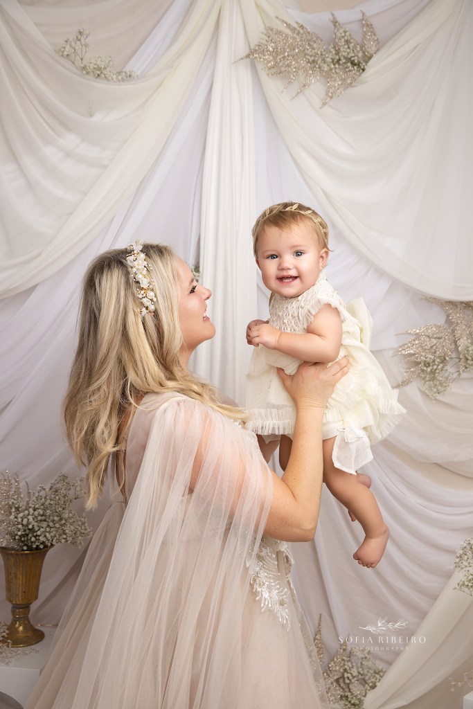 mother and daughter photos nj capture the sweet love between mom and her little girl set against soft creams