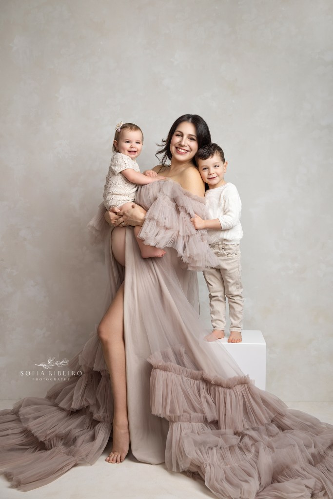 monroe nj maternity photographer always includes siblings and partners in imagery