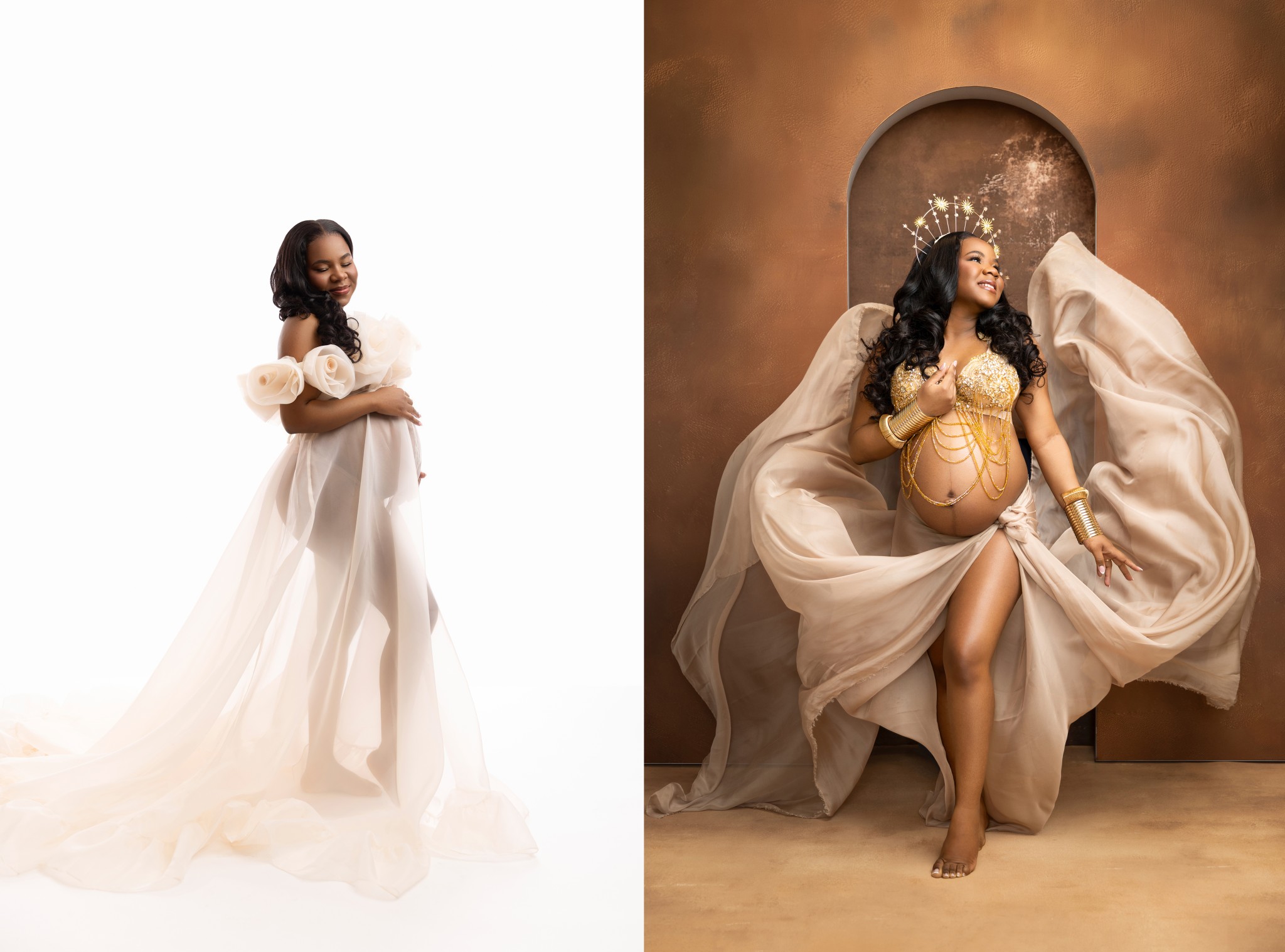 A regal maternity session