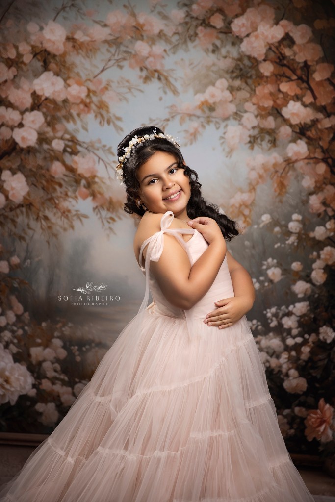 fine art portrait taken in a nj communion photography studio