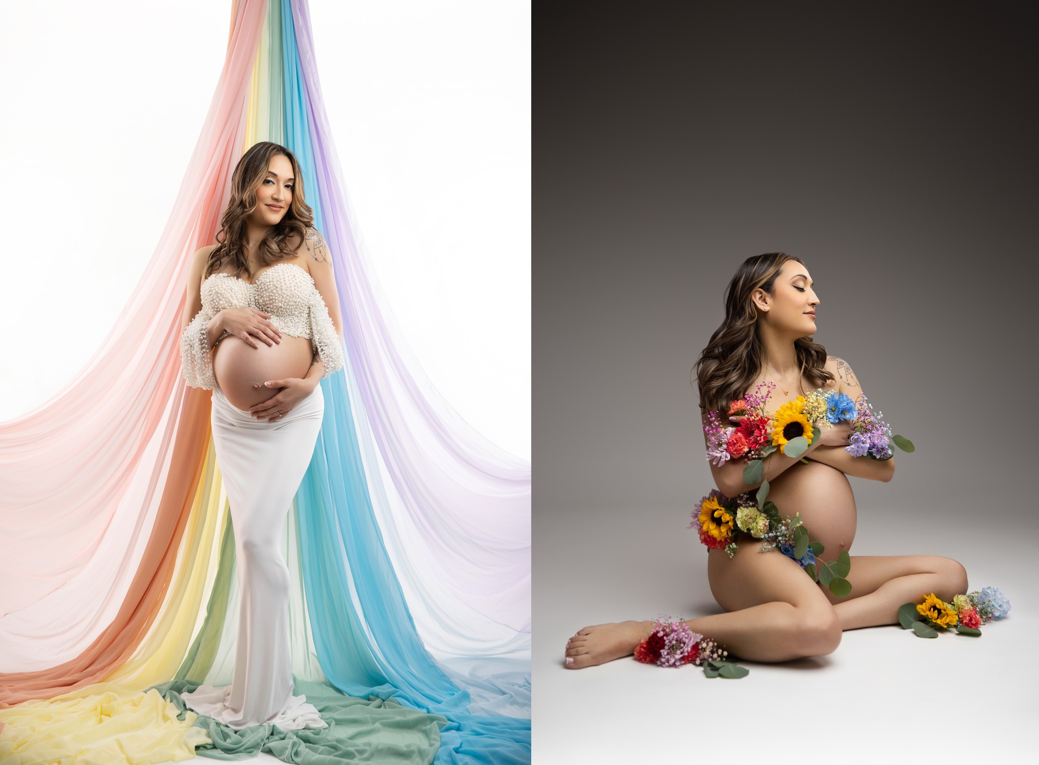 A Magical Rainbow Baby Maternity Session