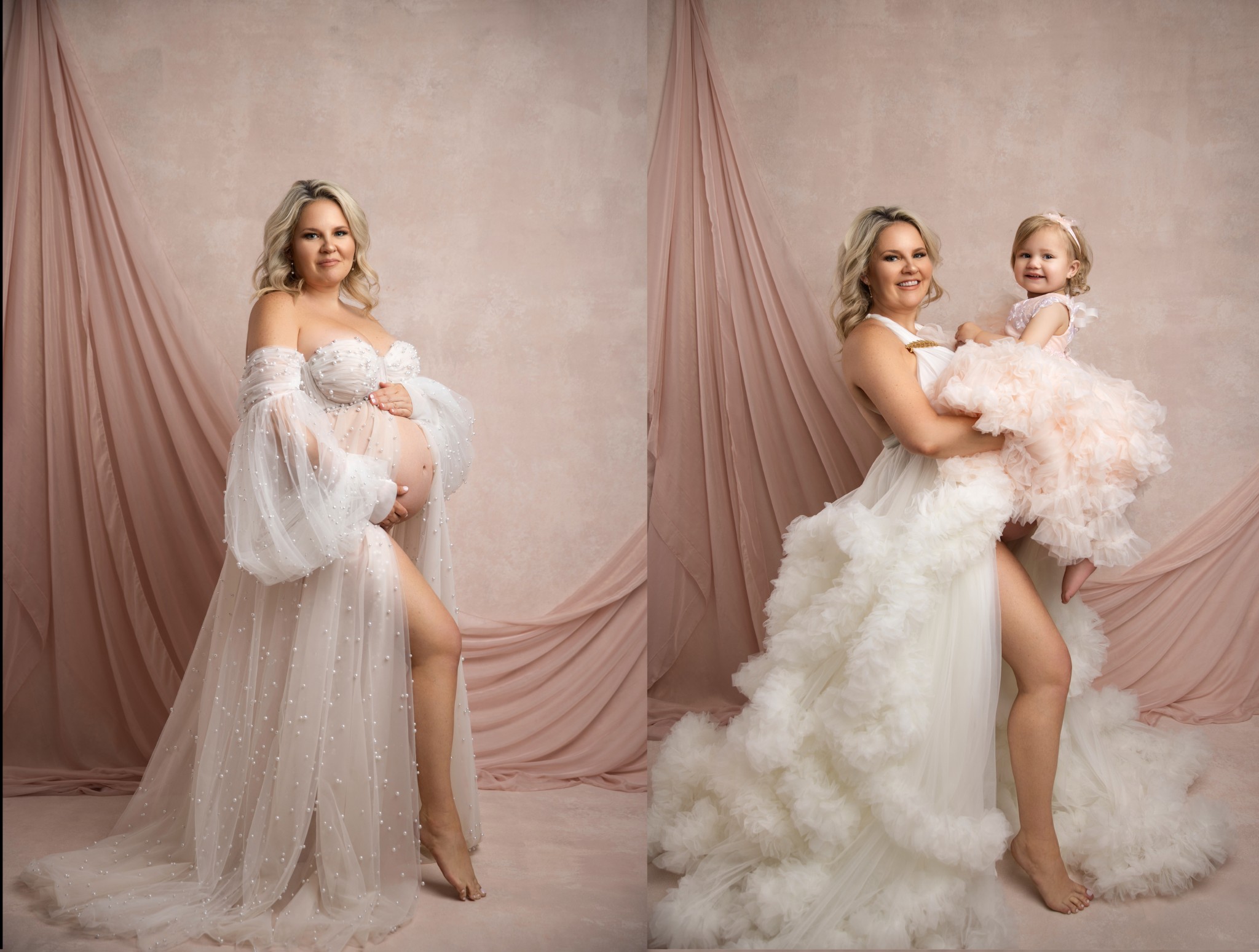 A Motherhood Portrait Session with a Meaningful Maternity Surprise